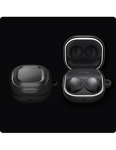Funda Protectora Spigen Rugged Armor para Galaxy Buds - Negro Mate