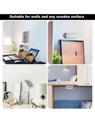 Soporte de Pared para Altavoz TXEsign para JBL Flip/Charge 4/5 - Metal Blanco