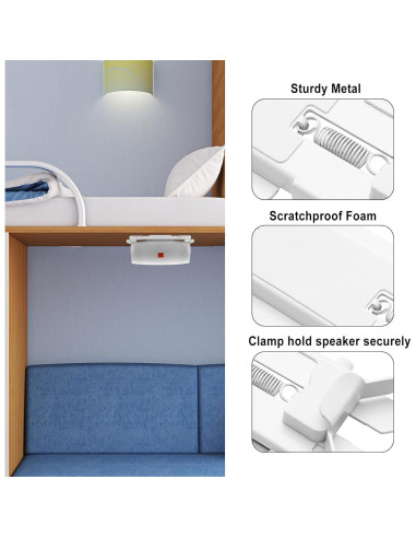 Soporte de Pared para Altavoz TXEsign para JBL Flip/Charge 4/5 - Metal Blanco