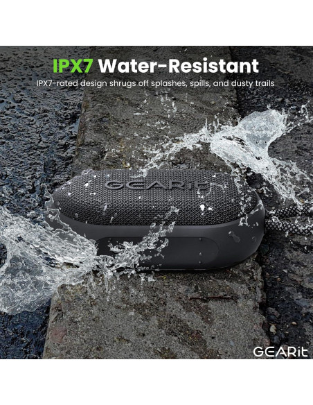 Altavoz Bluetooth Inalámbrico GEARit 6W Impermeable IPX7