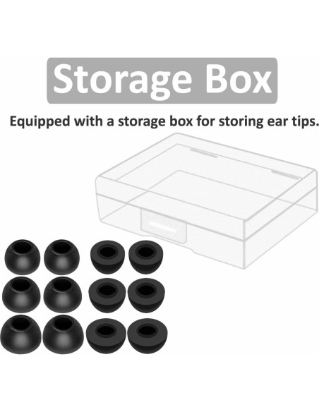 6 Pares Puntas Espuma Memoria IiEXCEL S/M/L para Galaxy Buds FE