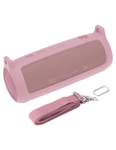 Funda de Silicona Co2CREA para Altavoz JBL Flip 6 Rosa