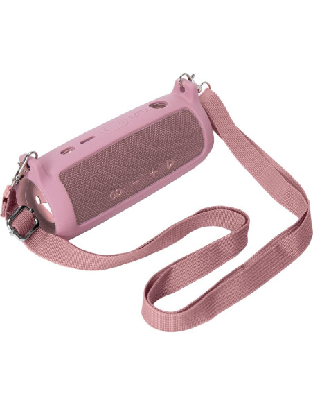 Funda de Silicona Co2CREA para Altavoz JBL Flip 6 Rosa