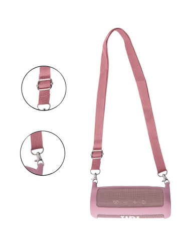 Funda de Silicona Co2CREA para Altavoz JBL Flip 6 Rosa