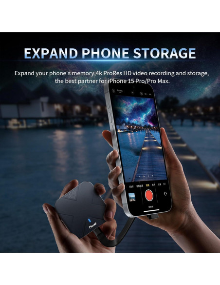 SSD Externo Fikwot FP70 500GB USB 3.2 1050MB/s Gris