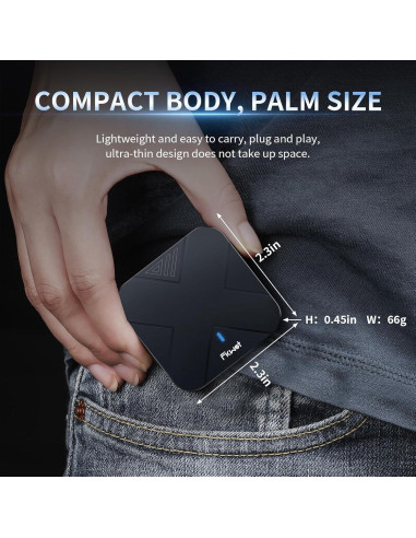 SSD Externo Fikwot FP70 500GB USB 3.2 1050MB/s Gris