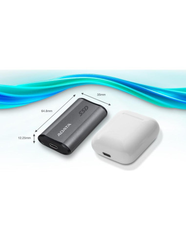 SSD Portátil ADATA SE880 1TB USB 3.2 Gen 2x2 Titanio