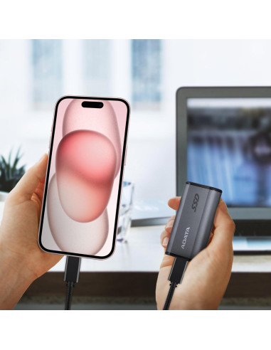 SSD Portátil ADATA SE880 1TB USB 3.2 Gen 2x2 Titanio