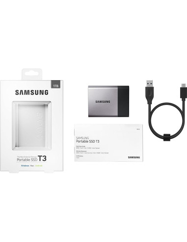 Samsung T3 SSD Portátil 1TB USB 3.1 - Rápido y Seguro