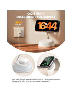 Soporte de Cargador Inalámbrico Lamicall 4 en 1 Qi2 15W 2