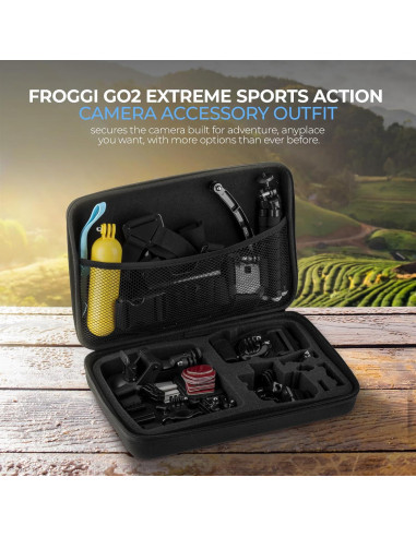 Cámara de Acción GoPro HERO13 Black 5.3K60 + Kit 47 Accesorios