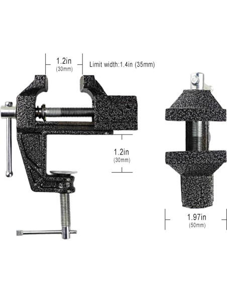 Mini prensa de banco KeenCatch BV01 para bricolaje 0.75 kg