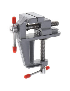 Mini prensa de banco Foitech de aluminio ajustable 30mm