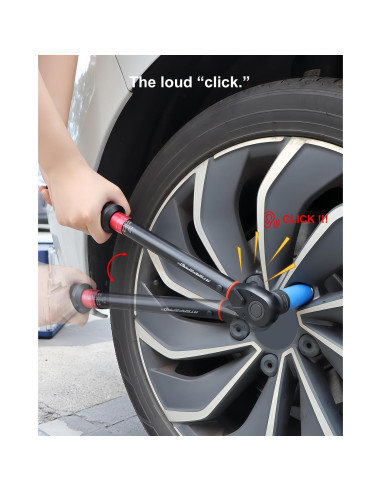 Llave de Torque 1/2" ATsafepro 10-160 Ft-Lb (13.60-217 Nm) Precisa