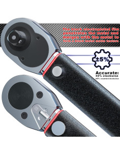 Juego de Llave de Torque Aiourx 1/2" 20-295 ft-lb 3 Piezas 2