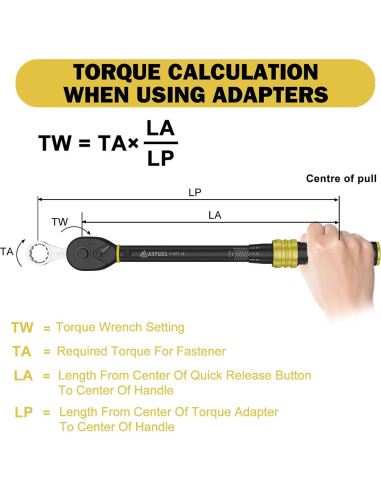 Juego de Adaptadores de Torque ANPUDS 12 Piezas SAE 3/8"