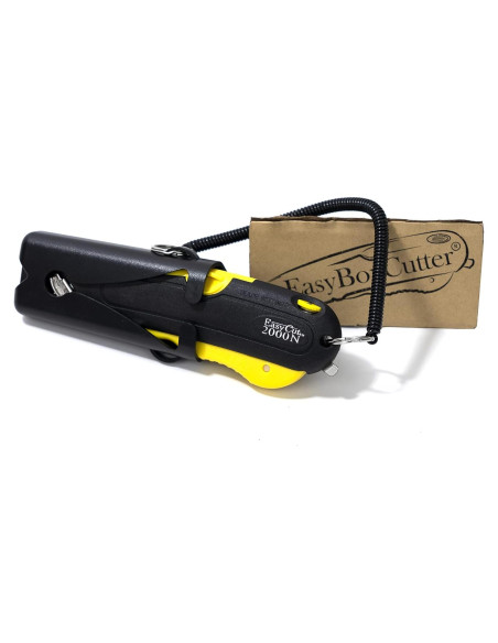 Cortador de Cajas Easy Cut 2000 Amarillo - 3 Profundidades, 2 Hojas Cortador de Cajas Easy Cut 2000 Amarillo - 3 Profundidades, 2 Hojas