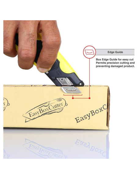 Cortador de Cajas Easy Cut 2000 Amarillo - 3 Profundidades, 2 Hojas Cortador de Cajas Easy Cut 2000 Amarillo - 3 Profundidades, 2 Hojas