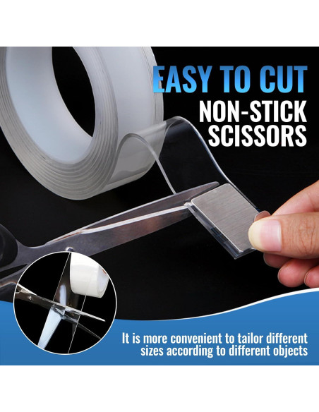 Cinta Adhesiva Doble Cara Nano 3 cm x 3 m Resistente al Agua Cinta Adhesiva Doble Cara Nano 3 cm x 3 m Resistente al Agua