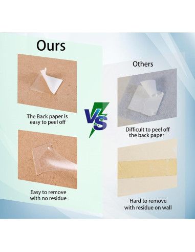 Cinta Adhesiva Doble Cara G GAMIT 72 Piezas 2.5x2.5cm Transparente