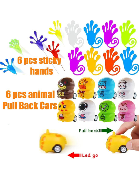 128 Piezas Juguetes Fidget para Niños - Rellenos de Piñata y Premios