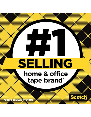 Cinta Doble Cara Removible Scotch 1.9 cm x 101.6 m con Dispensador
