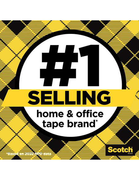 Cinta Doble Cara Removible Scotch 1.9 cm x 101.6 m con Dispensador