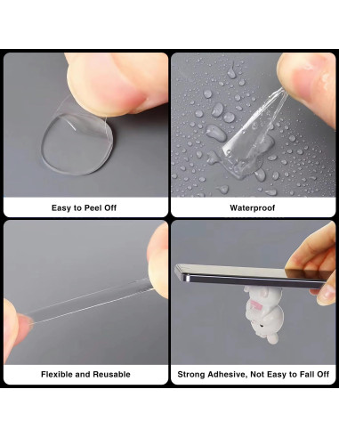 450 Pcs Masilla de Museo Tack Adhesivo Doble Cara 10mm