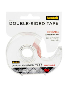 Cinta Doble Cara Removible Scotch 1.27 cm x 762 cm para Manualidades
