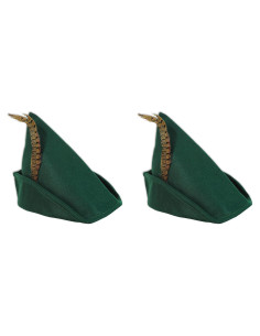 Sombreros de Fieltro Robin Hood Beistle - 2 Piezas con Plumas