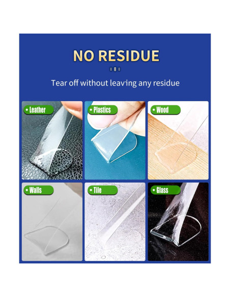 Almohadillas Adhesivas Doble Cara Nano PHIXBEAR 180 Pcs 3.5x1.5 cm Almohadillas Adhesivas Doble Cara Nano PHIXBEAR 180 Pcs 3.5x1.5 cm