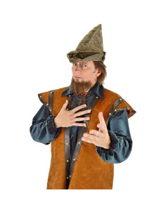 Sombrero de Robin Hood Elope para Hombres Ajustable Verde 2