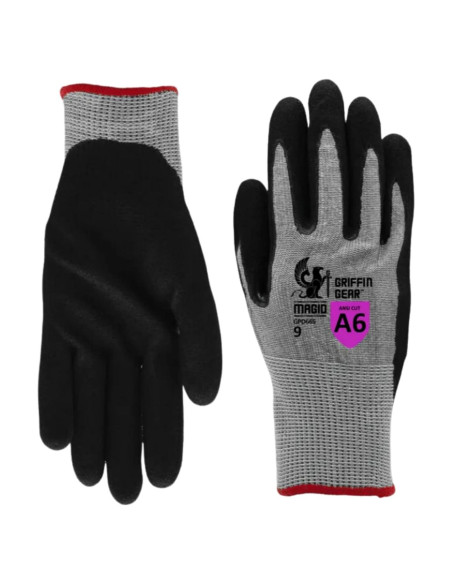 Guantes de Corte A6 MAGID Hyperon - 12 Pares Talla 8