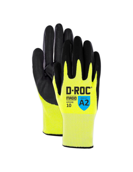 Guantes de Trabajo MAGID D-ROC A2 TriTek 15-Gauge 1 Par