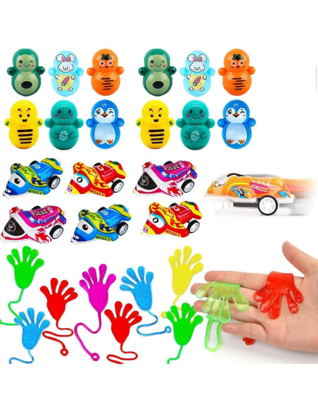 124 Piezas de Juguetes Antiestrés para Niños - Rellenos de Piñata