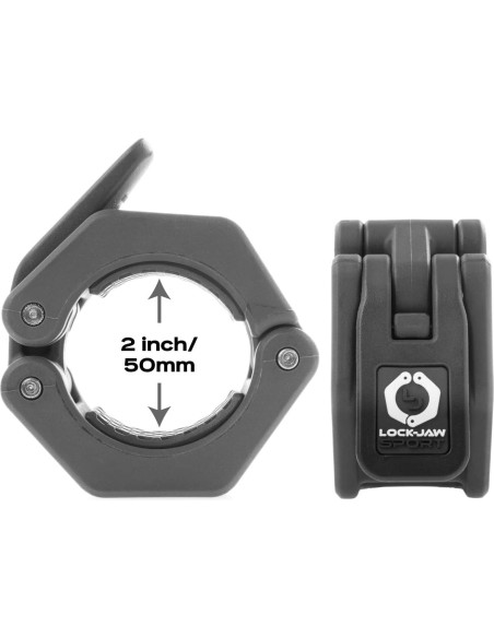 Collar de Barbell Lock-Jaw Sport Verde - Abrazadera Rápida 50mm