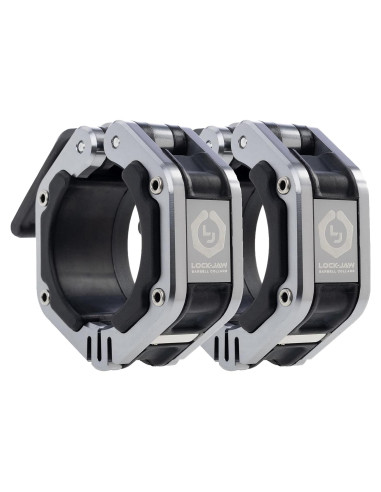 Collar de Barbell Lock-Jaw Flex Gris - Aluminio Aeronáutico