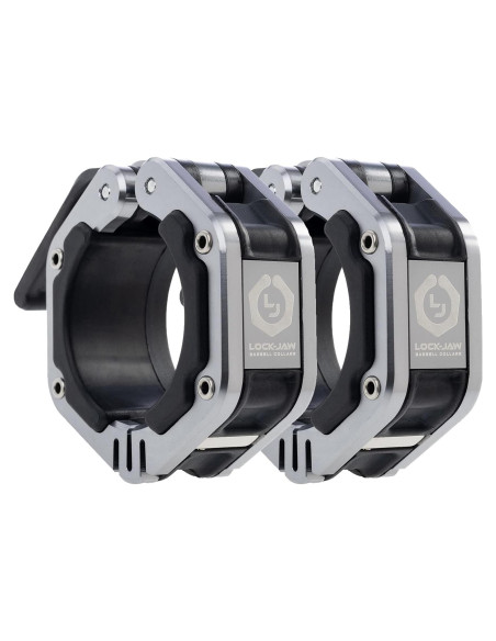 Collar de Barbell Lock-Jaw Flex Gris - Aluminio Aeronáutico Collar de Barbell Lock-Jaw Flex Gris - Aluminio Aeronáutico