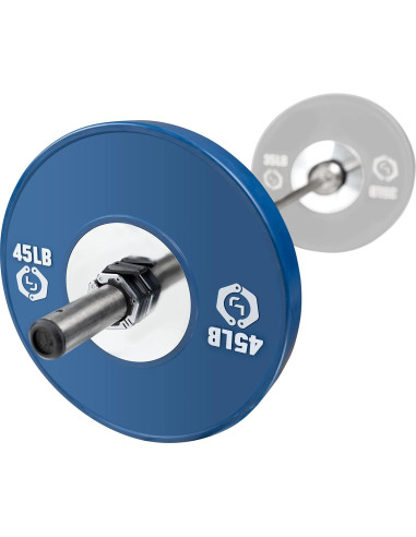 Collar de Barbell Lock-Jaw Flex Gris - Aluminio Aeronáutico