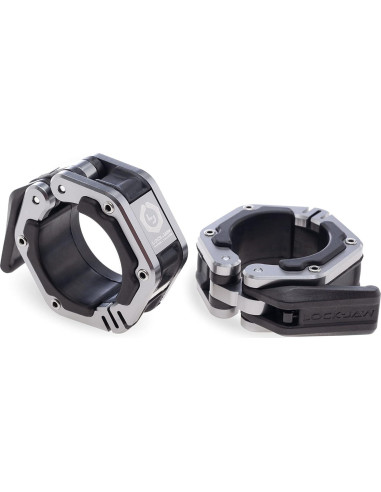 Collar de Barbell Lock-Jaw Flex Gris - Aluminio Aeronáutico