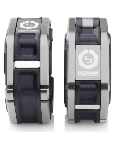 Collar de Barbell Lock-Jaw Flex Gris - Aluminio Aeronáutico