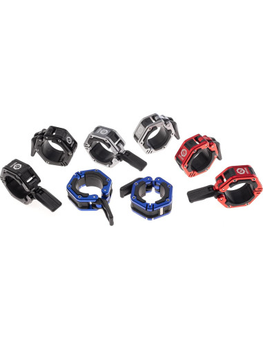 Collar de Barbell Lock-Jaw Flex Gris - Aluminio Aeronáutico