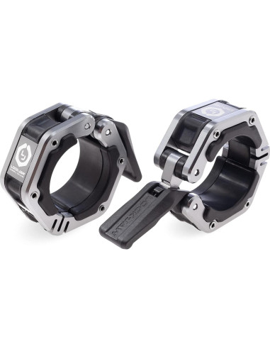 Collar de Barbell Lock-Jaw Flex Gris - Aluminio Aeronáutico