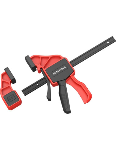 Abrazaderas de Carpintería GETLITOOL 6 Pulgadas 2 Pcs 165 lbs