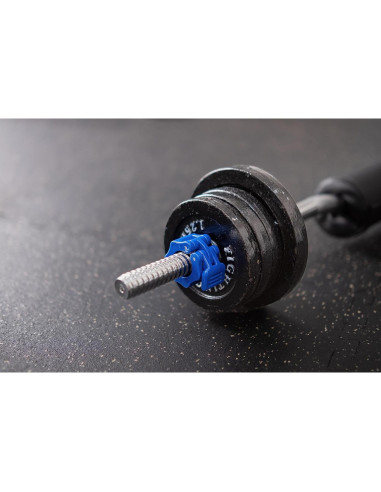 Abrazaderas de barra de 25mm GW Tech Rojo - Par de collares de pesas