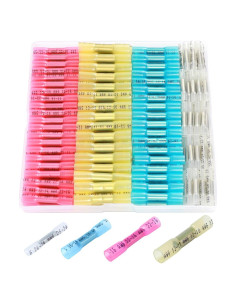 Kit de Conectores Termorretráctiles VAMRONE 140Pcs 26-10 AWG