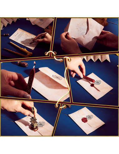 Juego de Escritura Harry Potter con Plumas Varita y Papelería