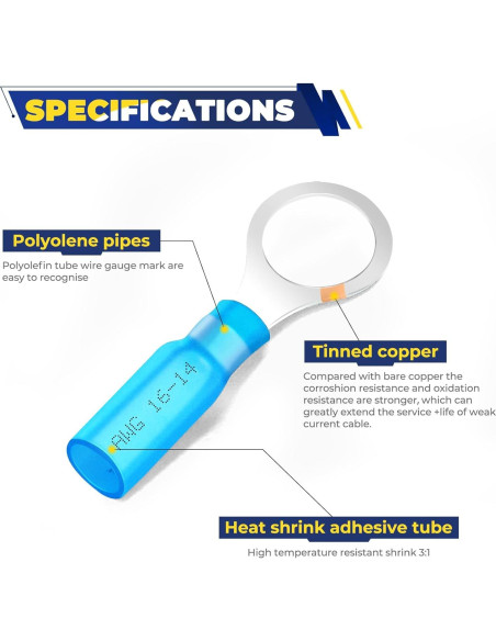 Kit de Conectores de Cable Termoretráctiles FORCA 740pcs