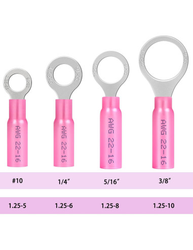 Kit de Conectores Termocontraíbles Twippo 550 Piezas 22-10AWG