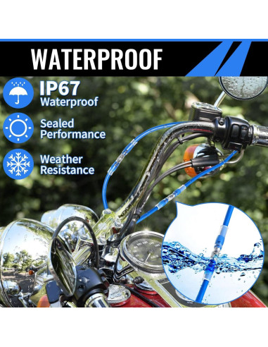 Kit de 120 Conectores de Cable Aislados Sopoby - Impermeables